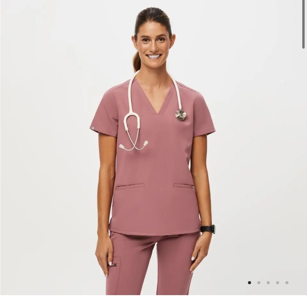NWT Figs Mauve Casma Top XXL